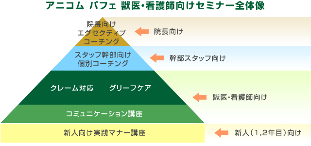 アニコム パフェ獣医・看護師向けセミナー全体像